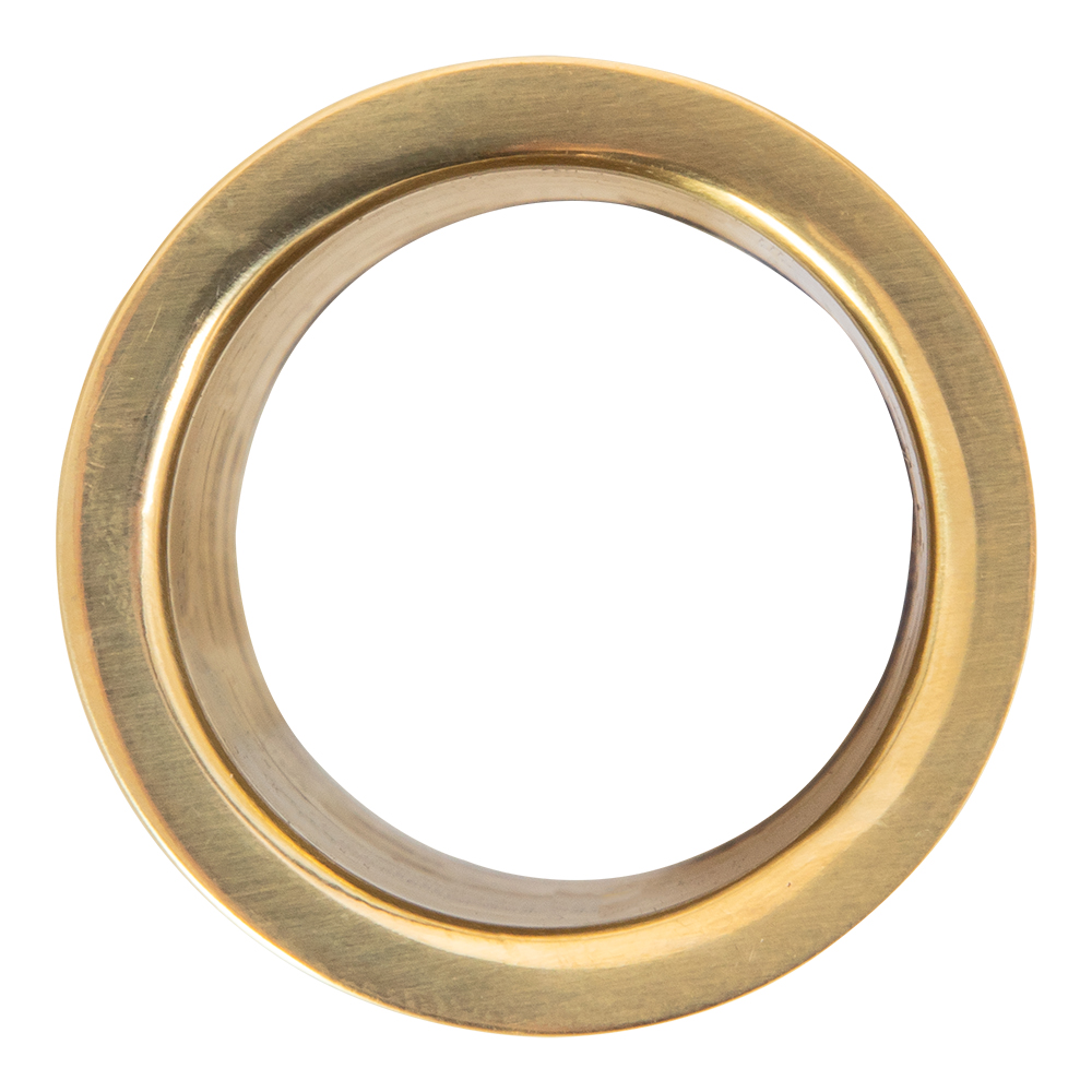 Marine Boat Polished Brass Drain Tube – 1.25" X 3" For Transom, Motorwell, Livewell