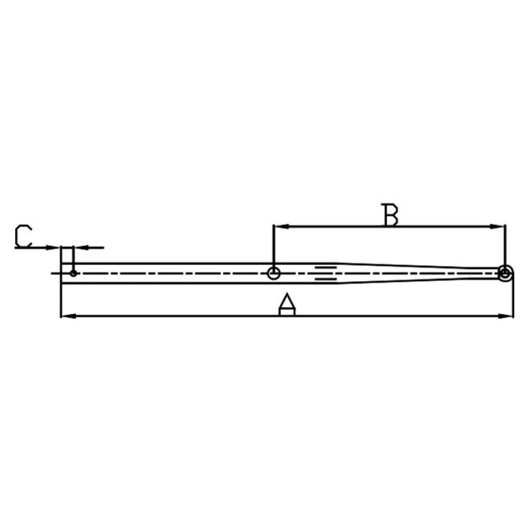 Tapered Tip Stanchion