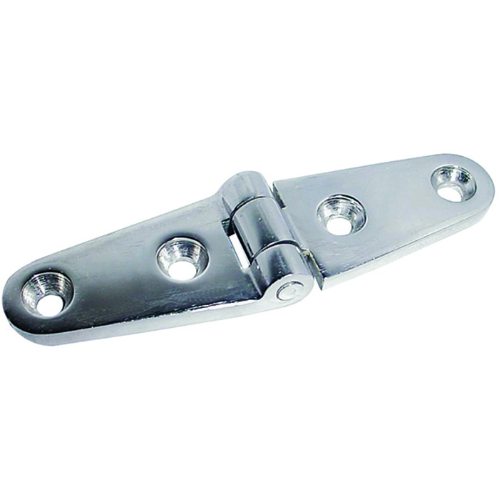 Stainless Steel Strap Hinges with Bases Pair Boat Marine 4 x 1-1/16"