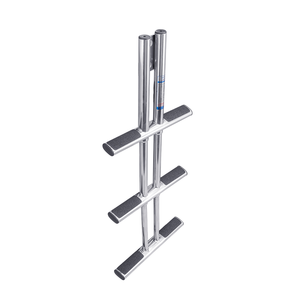 White Water AM1303T/AMB1 Stainless Telescoping Sport/Diver Ladder, 3-Step 