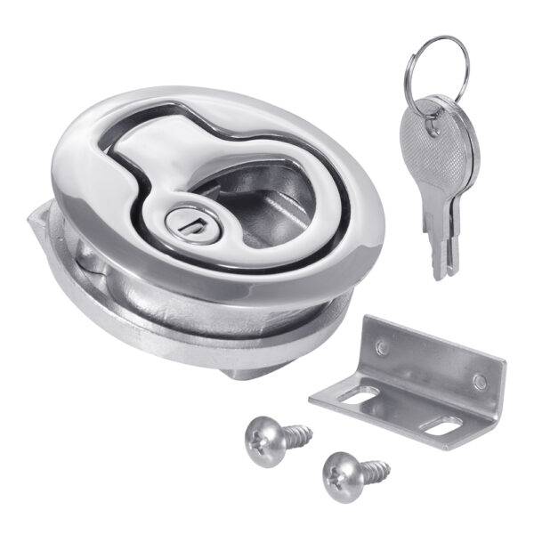 Heavy Duty 316 Stainless Steel Cast Round Slam Latch Locking