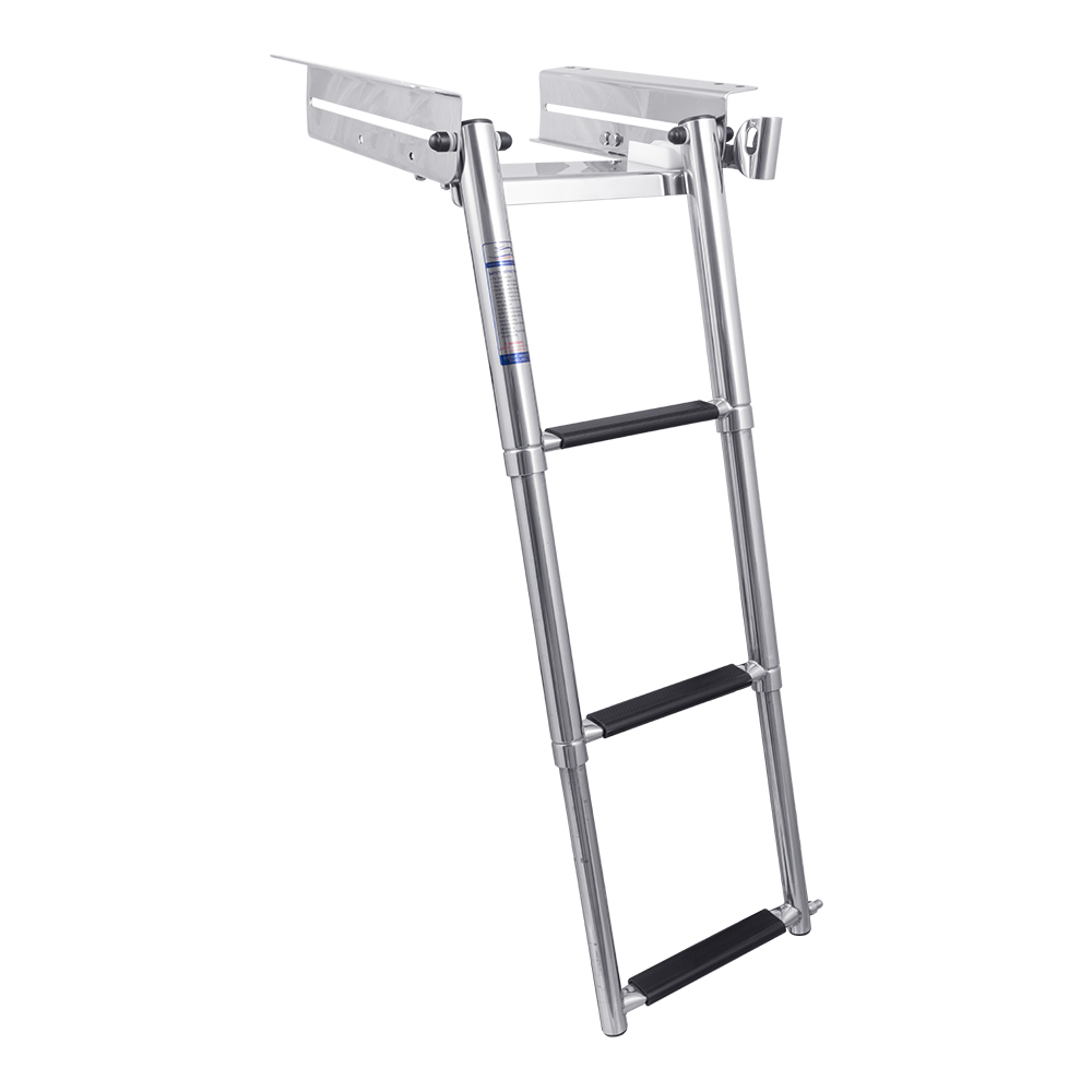 Stainless Steel Wide Mount Under Platform Ladder