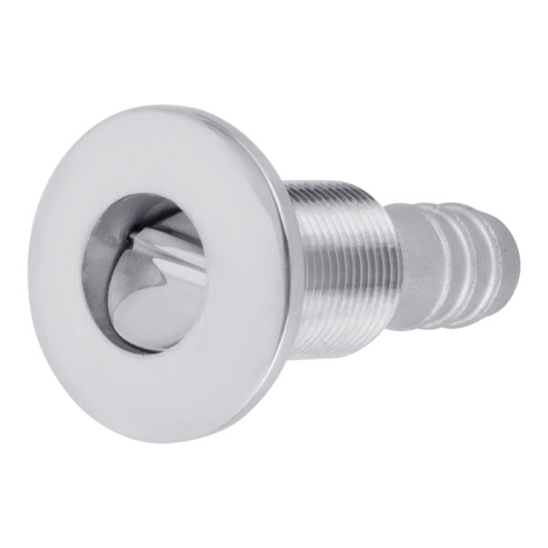 316 Stainless Thru-Hull with Scupper