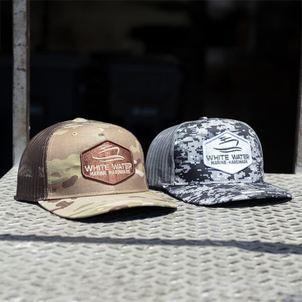 White Water Embroidered Trucker Hats