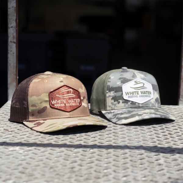 White Water Embroidered Trucker Hats