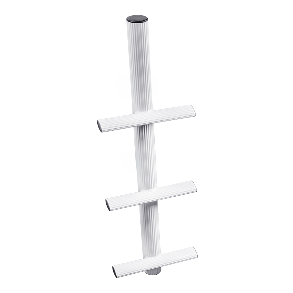 White Powdercoated Aluminum Sport/Diver Ladder